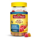 Φύση Mens Multivitamin Gummies με Omega-3, Mens Gummy Multivitamins για καθημερινή διατροφική υποστήριξη, 80 Gummy Βιταμίνες και Ορυκτά, 40 ημέρες προσφοράς