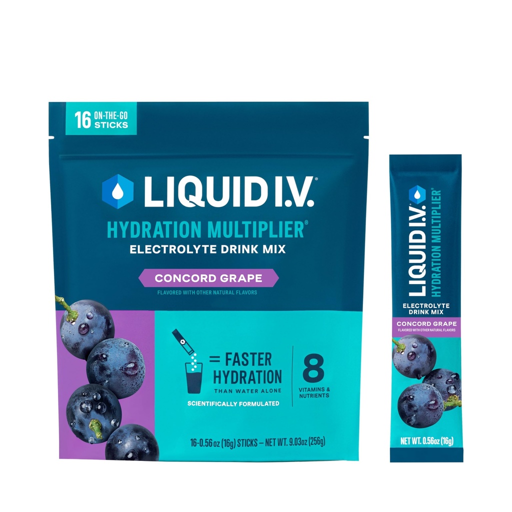 Υγρό I.V.® Πολλαπλασιαστής ενυδάτωσης - Concord Grape 