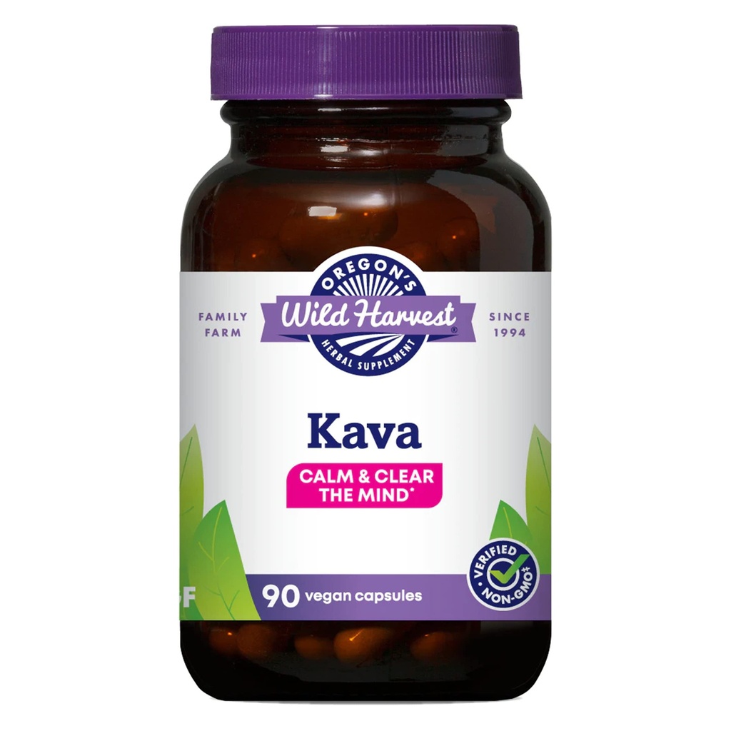 Κάψουλες ρίζας Kava του Όρεγκον, 90 κόμης