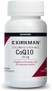 Kirkman Coenzyme Q10 25 mg Παιδικά Μασώμενα Δισκία 