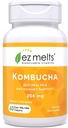 EZ Melts Διαλυτά δισκία χωρίς ζάχαρη Kombucha με SCOBY & Apple Cider Ξίδι, Συμπληρώματα Υγείας Εντέρου για Άνδρες & Γυναίκες, Ginger Λεμονάδα Γεύση, 2-Month Supply - 1 Pack