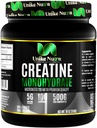 Pure Creatine Monohydrate Powder Supplement, Unflavored, Supports Bulk Muscle Energy, Recovery, & Strength - Creatine Supplement for Men & Women - 500G, 5000mg Per Serv (5g) - 100 Servings