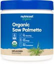 Nutricost Βιολογικό Πριόνι Palmetto σε σκόνη 8oz - Certified USDA Βιολογικό Πριόνι Palmetto, χωρίς γλουτένη
