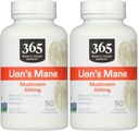 365 από το Whole Foods Market, Lion's Mane, 90 Count (Pack of 2)