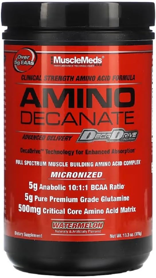 Μυϊκά φάρμακα Amino Decanate, Καρπούζι, 13.3 Oz
