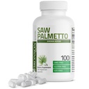 Bronson Saw Palmetto επιπλέον δύναμη υποστηρίζει υγιή λειτουργία του προστάτη & ουρική υποστήριξη υγείας - μη ΓΤΟ, 100 κάψουλες χορτοφάγων