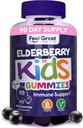 Νιώστε τη Μεγάλη Βιταμίνη Co. Elderberry Gummies για τα παιδιά 