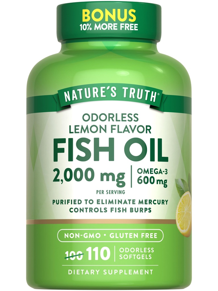 Nature's Truth Fish Oil 2000mg 
