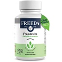 Freedavite Tiny Tablet - Μέτρια πολυβιταμίνη για άνδρες και γυναίκες - Καθαρή Βιταμίνη Α, C, D, E, B1, B2, B6, B12, Βιοτίνη, Ασβέστιο, Ψευδάργυρος, Σίδηρος, Μαγνήσιο, Μαγγάνιο, Χαλκός, Σελήνιο, Ιώδιο - 250 Count