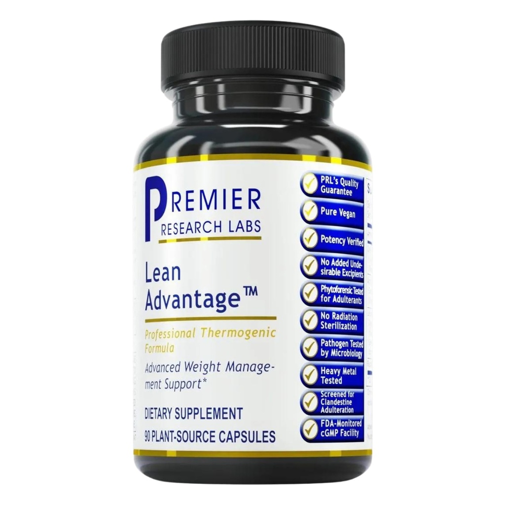 Premier Research Labs Lean Πλεονέκτημα: Πράσινο Coffee Bean Extract για την απώλεια βάρους, Πράσινο εκχύλισμα καφέ, Χάπια καφέ, Ορεκτικό Καταπραϋντικό για γυναίκες & άνδρες, Συμπλήρωμα διαχείρισης βάρους - 90 κάψουλες