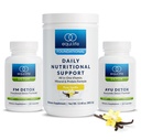 Equilife Dr. Cabral Detox, Πρόγραμμα 7 ημερών με Πρωτεΐνη με βάση το φυτό, Βιταμίνες, Αμινοξέα, & Ορυκτά για την υποστήριξη της πλήρους ισορροπίας σώματος, Αντικατάσταση γεύματος σκόνη, Vegan, Χωρίς γλουτένη, Βανίλια, 14 Μερίδες