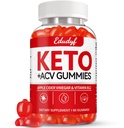 Keto ACV Gummies - 60 Count Gluten-Free, Gelatin-Free Apple Cider Vinegar Gummies with B12 for Keto Support, Vegetarian, Unique Flavor, Convenient Bottled Supplement for Men & Women