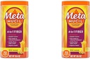 Μεταμουσίλη Ίνες, 4-σε-1 Psyllium Fiber Supplement Powder with Real Sugar, Orange Smooth Flavoured Drink, 72 Σερβιρίσματα (Packaging May Vary), Coarse Texture, 1,9 Λίρες (Pack of 2)