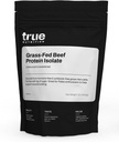 True Nutrition Grass Fed Beef Protein Powder Isolate - 29g Paleo, Keto, Carnivore Beef Protein per Serving - Zero Carb, Fat and Glutten Free, Χωρίς γαλακτοκομικά, Χωρίς σόγια - Χωρίς γλυκαντικά / Χωρίς γεύση - 1LB