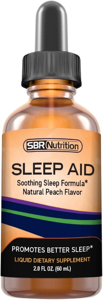 Natural Sleep Aid Liquid Drops with 5 mg Μελατονίνη 