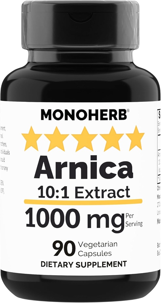 MONOHERB Arnica Extract 1000 mg - 90 Κάψουλες χορτοφάγων