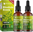 4 oz Rhodiola Rosea συμπλήρωμα Rhodiola Rosea Ρίζα Βάμμα Σταγόνες 2100mg (Rhodiola rosea L.) Rhodiola Extract Απορροφήσεις Καλύτερα από κάψουλες, 2 Μήνες Προμήθεια, 84 Μερίδες, Χωρίς Αλκοόλ - 2 Oz, Συσκευασία των 2