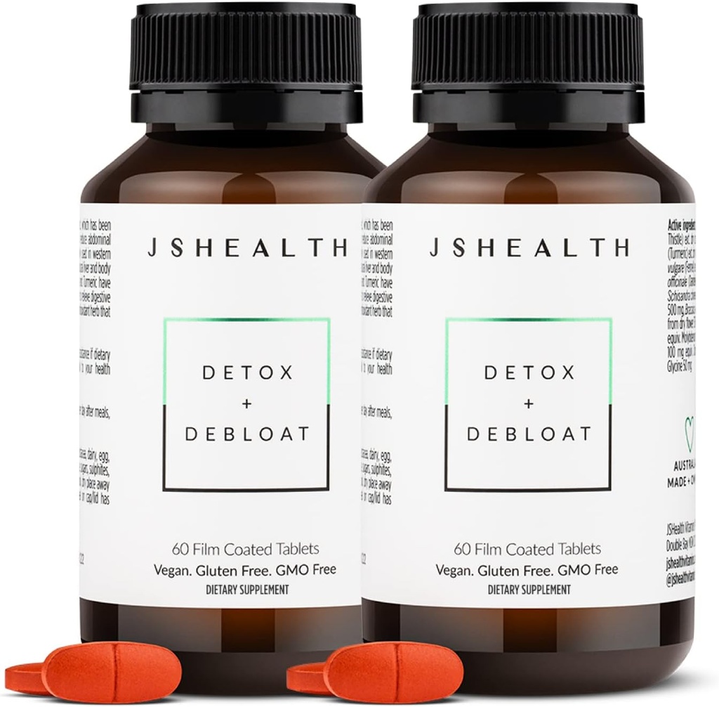 JSHealth Vitamins Detox and Debloat Liver Health Formula 