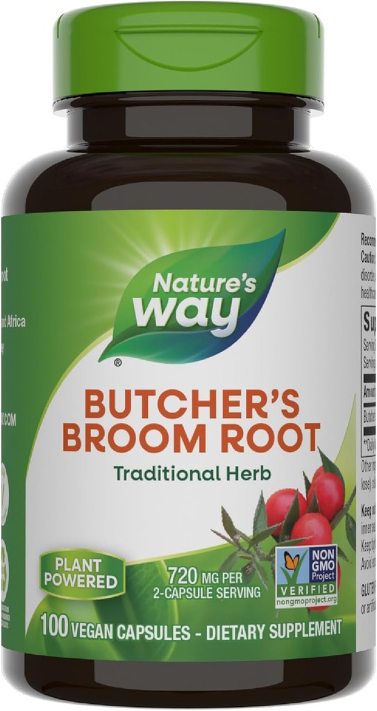 Broom, Traditional Herb, 720 mg ανά 2-Capsule Service, Μη-GMO Project Επαληθευμένο, 100 κάψουλες Vegan (Packing May Vary)