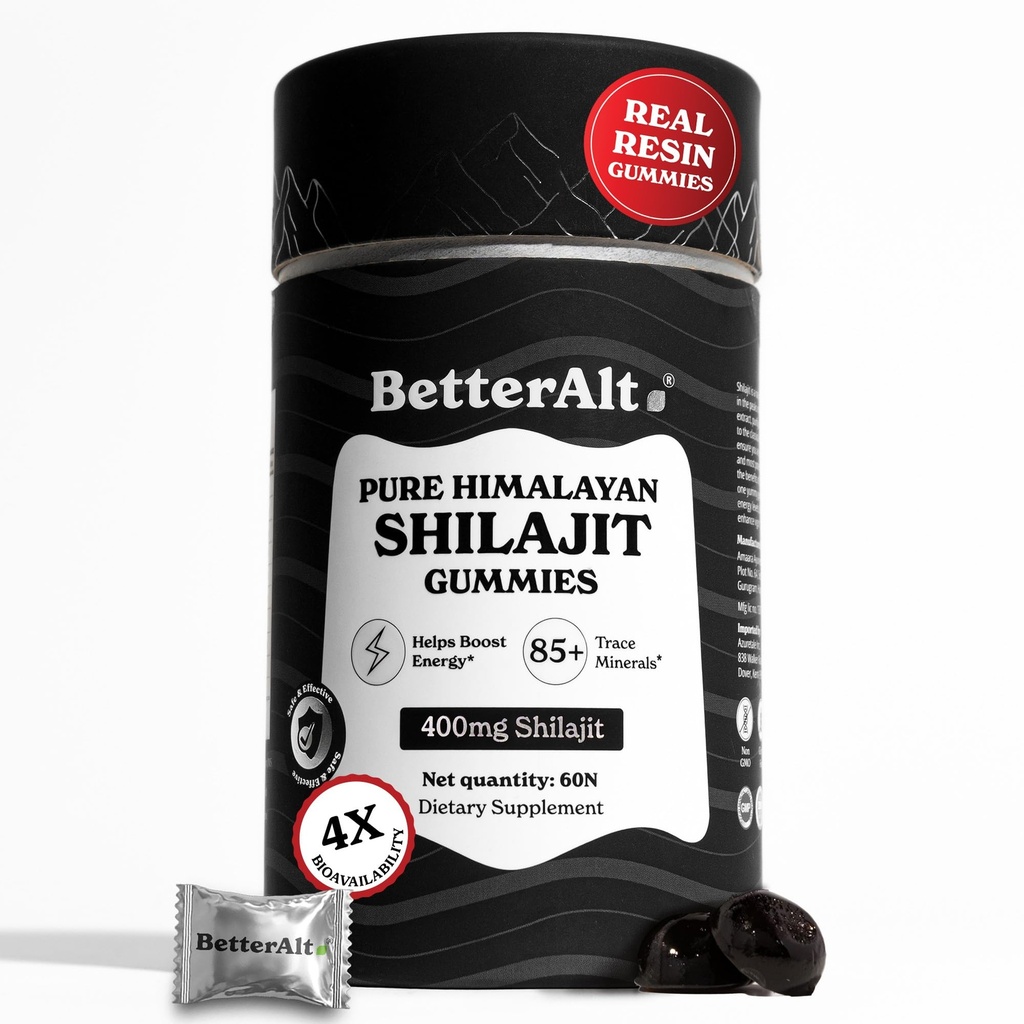 Καλύτερη Alt Καθαρό Ιμαλαΐων Shilajit Gummies με 100% Shilajit 