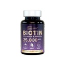 Biotin + Beauty Blend – 25,000 mcg Complex with Collagen, Keratin, MSM – Hair, Skin & Nail Support – Gluten-Free – GMP, ISO 22000, HACCP Certified – COA Available – 60 Capsules