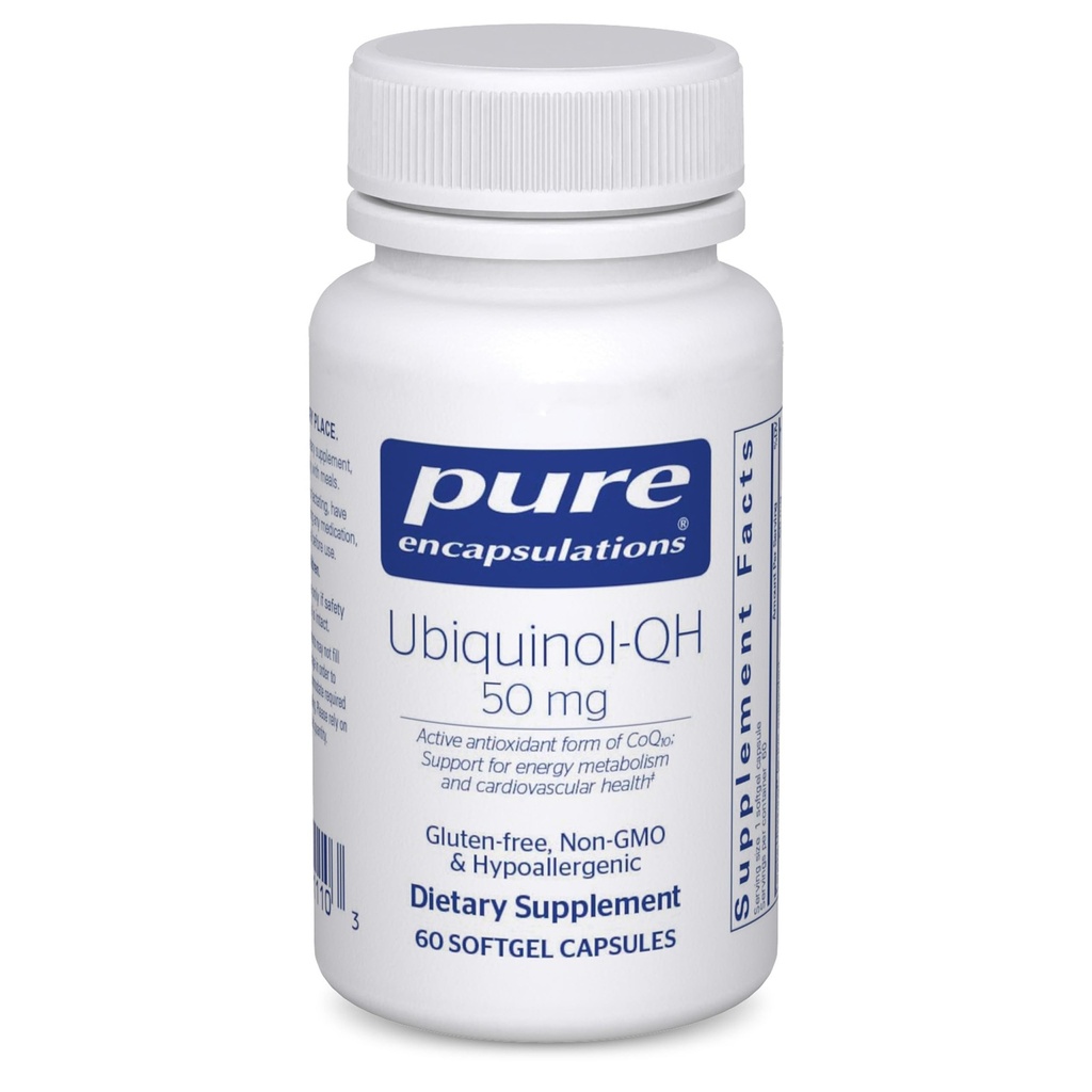 Καθαρές εγκοπές Ubiquinol- QH 50 mg 
