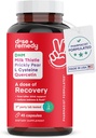 A dose of Recovery|Liver Detox | Made in USA | USDA | Hydration Support for Better Morning Recovery Asian Flush | Dihydromyricetin DHM, Quercetin, Vitamin B, Milk Thistle, Prickly Pear, | (45 Pills)