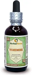 Yohimbe (Pausinystalia Yohimbe) Glycerite, Dried Bark Alcohol-Free Liquid Extract 2 oz