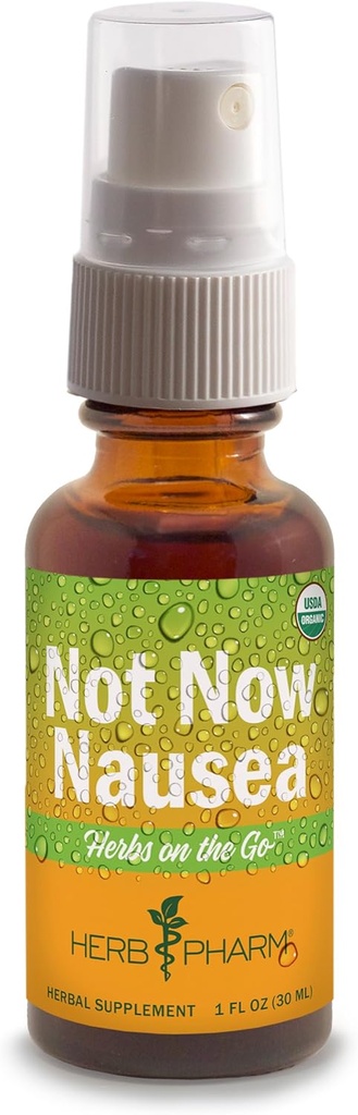 Herb Pharm Herbs on The Go Portable Spray: Όχι τώρα Ναυτία, 1 Oz