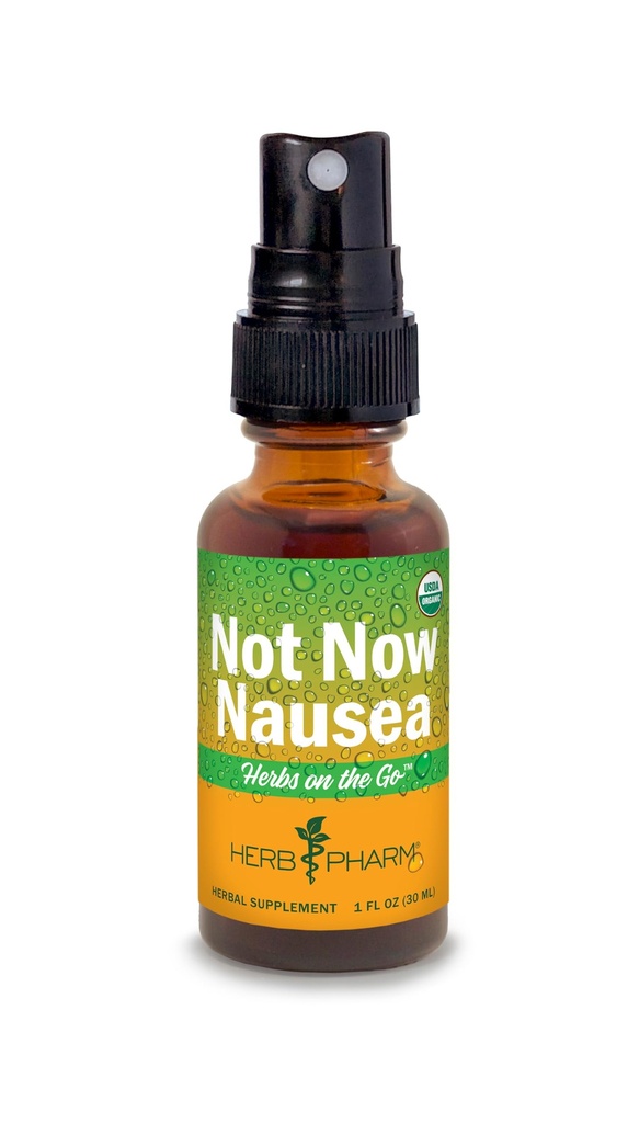 Herb Pharm Herbs on The Go Portable Spray: Όχι τώρα Ναυτία, 1 Oz