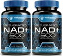 WELNESS LABSRX NAD συμπλήρωμα, 1500mg - Λιποσωμική NAD+ Συμπλήρωμα με ρεσβερατρόλη, NAD Plus Boosting - Υποστήριξη Κυτταρική Υγεία, Σταματίνα & Υγιεινή γήρανση - Κάψουλες Ultra Strength, ΗΠΑ Made - 2 Pack