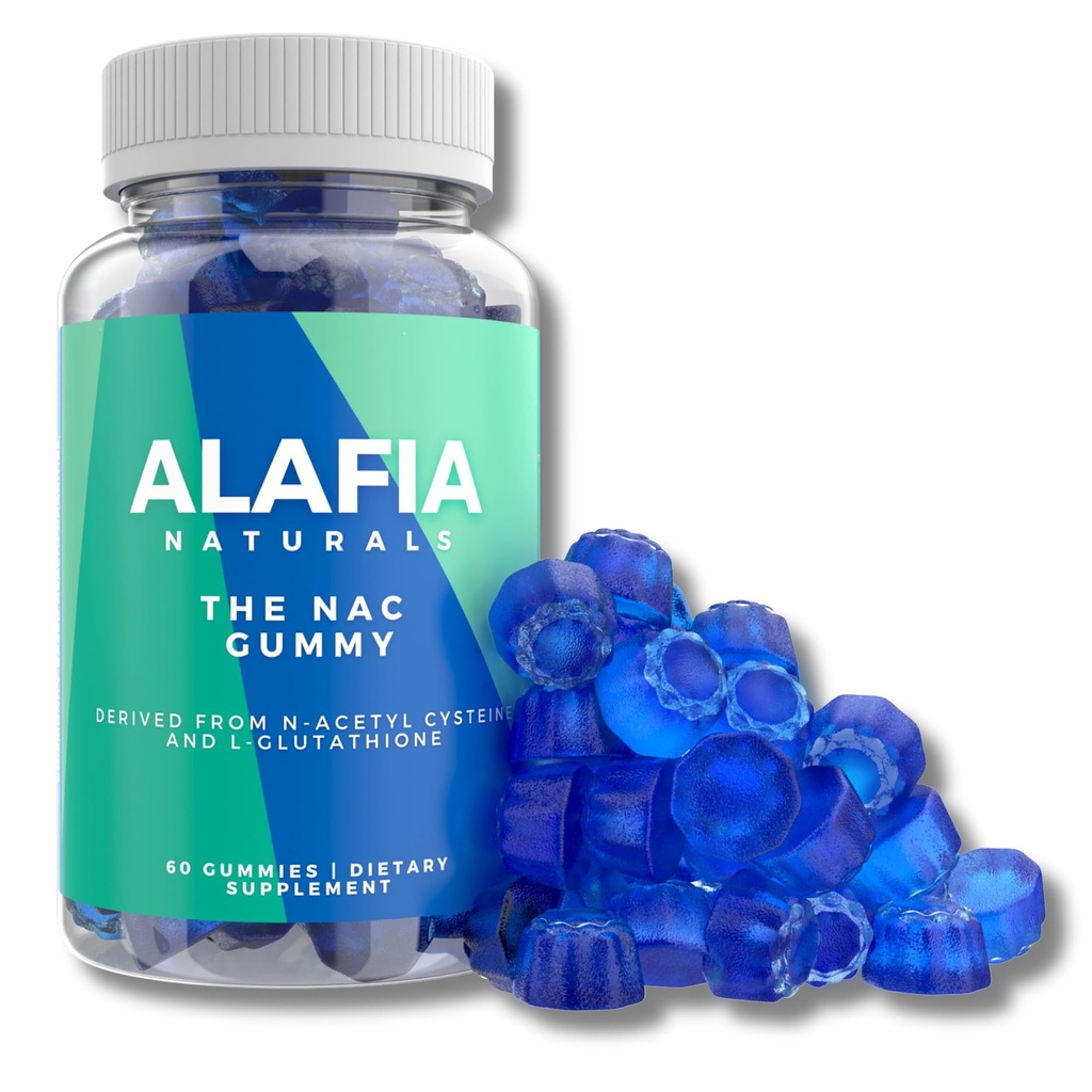 Χωρίς ζάχαρη NAC Gummies, συμπλήρωμα NAC για την αναπνευστική υγεία, το ήπαρ Detox & Cleanse, Kidney, Αντιοξειδωτική υποστήριξη, N-Acetyl Cysteine συμπλήρωμα MCT-Oil με επικάλυψη για απορρόφηση Vegan 60ct