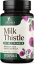 Milk Thistle Extract - Liver Cleanse Detox & Repair Formula - Natural Milk Thistle with Silymarin Marianum & Dandelion Extract - Natural Herbal Liver Health Supplement - Made in USA - 120 Capsules