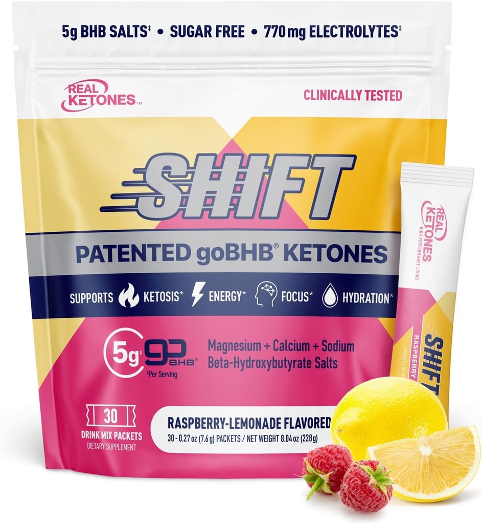 Real Ketones BHB Exogenous Ketones Drink Mix Packets 