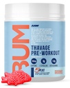 RAW Pre Workout Powder, Thavage (5 τύρφη, κόκκινη κοιλιά) - Chris Bumstead Sports συμπλήρωμα διατροφής για άνδρες & γυναίκες - Cbum Pre προπόνηση για την προπόνηση, ενυδάτωση, ψυχική εστίαση & ενέργεια - 40 υπηρεσίες