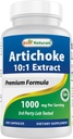 Best Naturals Artichoke Extract 1000 mg ανά σερβιρίσματος- 3ο Party Lab Tested - 180 κάψουλες
