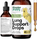 Forever Puppy Lung Support Drops for Dogs - Συμπληρώματα Αναπνευστικής Υγείας - Mullein Leaf & Echinacea Herb for Lungs - Υγρές Βιταμίνες Σκύλων και Συμπληρώματα - Ζάχαρη & Αλκοόλ-ελεύθερο Βάμμα - 4 fl oz