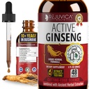 Active Ginseng Korean Red Panax Ginseng with Natural Ginsenosides - All-Natural Advanced Liquid Solution for 2X Absorption - Υποστηρίζει την υγιεινή ενέργεια, τη ζωτικότητα, τη διάθεση και περισσότερα