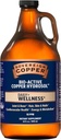 Sovereign Copper Bio-Active Copper Hydrosol, Daily+ 4-in-1 Wellness Supplement for Joint and Bone*, Hair, Skin and Nails*, Καρδιαγγειακή Υγεία* και Ενέργεια και Υποστήριξη Μεταβολισμού*, 64oz