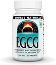 Source Naturals EGCG, Αντιοξειδωτικό και Θερμογόνος Ενεργοποιητής από Πράσινο Τσάι, 350mg - 60 δισκία