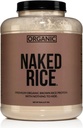 Naked Rice - Organic Brown Rice Protein Powder - Vegan Protein Powder - 5Lb Bulk, GMO Free, Gluten Free & Soy Free. Plant-Based Protein, No Artificial Ingredients - 76 Servings