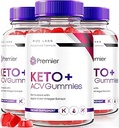 rize labs - Premier Keto ACV Gummies, Premier Extreme 2000mg Keto Gummies Advanced Weight Loss, Keto Plus ACV Gummies, All Natural Apple Cider Vinegar Supplement (180 Gummies)