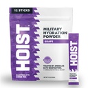HOIST Electrolyte Drink Mix Powder Sticks – Rapid Rehydration, Military Hydration Formula – Σταφύλι (12 Single-Serve Packs)