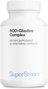 Supersmart SOD-Gliadins Complex 500mg ανά ημέρα (Υψηλή Ικανότητα) - Superoxide Dismutase Supplement - Melon Extract Συμπυκνωμένο & Αντιοξειδωτικό 
