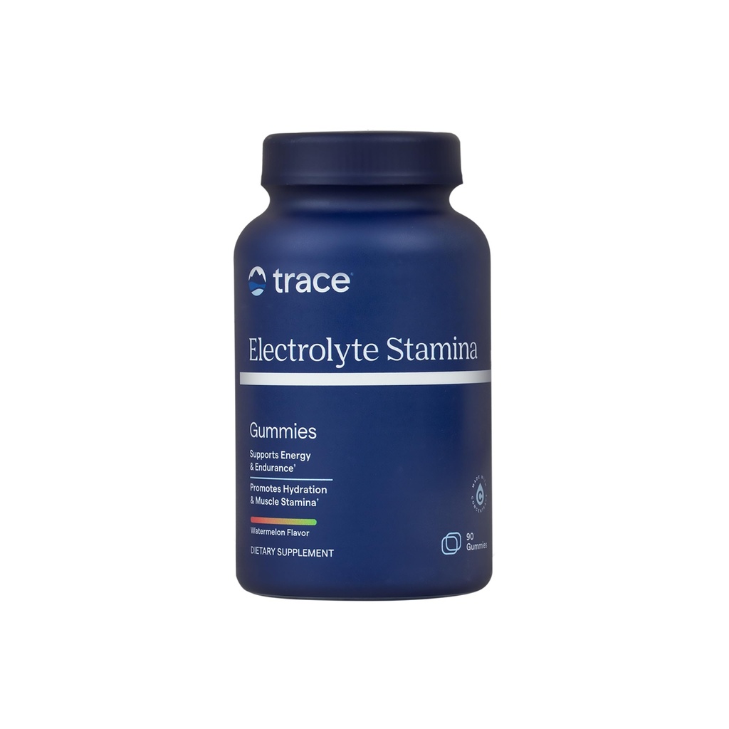 Trace Minerals | Electrolyte Stamina Gummies | Boost Energy, Endurance, Muscle Stamina and Hydration | Vegan | Watermelon | 90 Count (30 Servings)