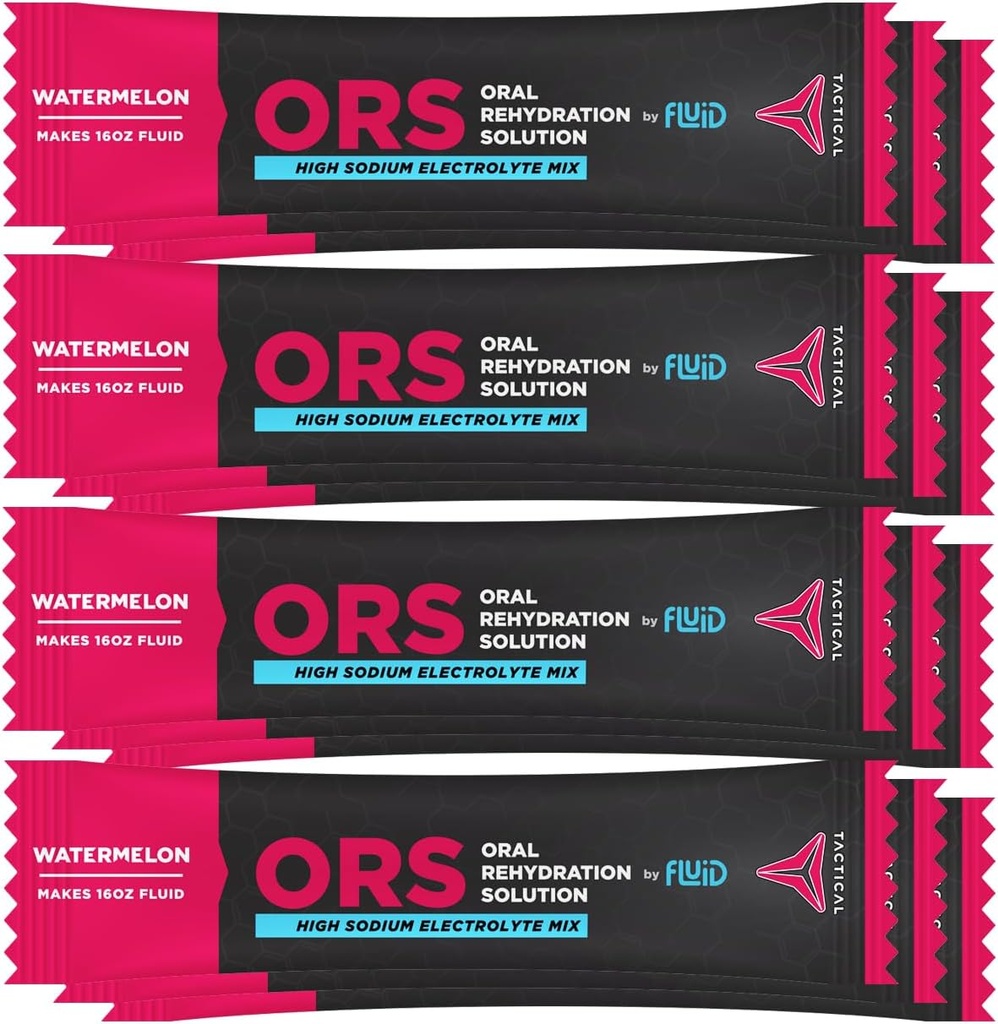 Υγρό Τακτικό - ORS (Oral Rehydration Solution), Ανάκτηση ταχύτερη, Extreme Dehydration Electrolytes, 12pack (Watermelon)