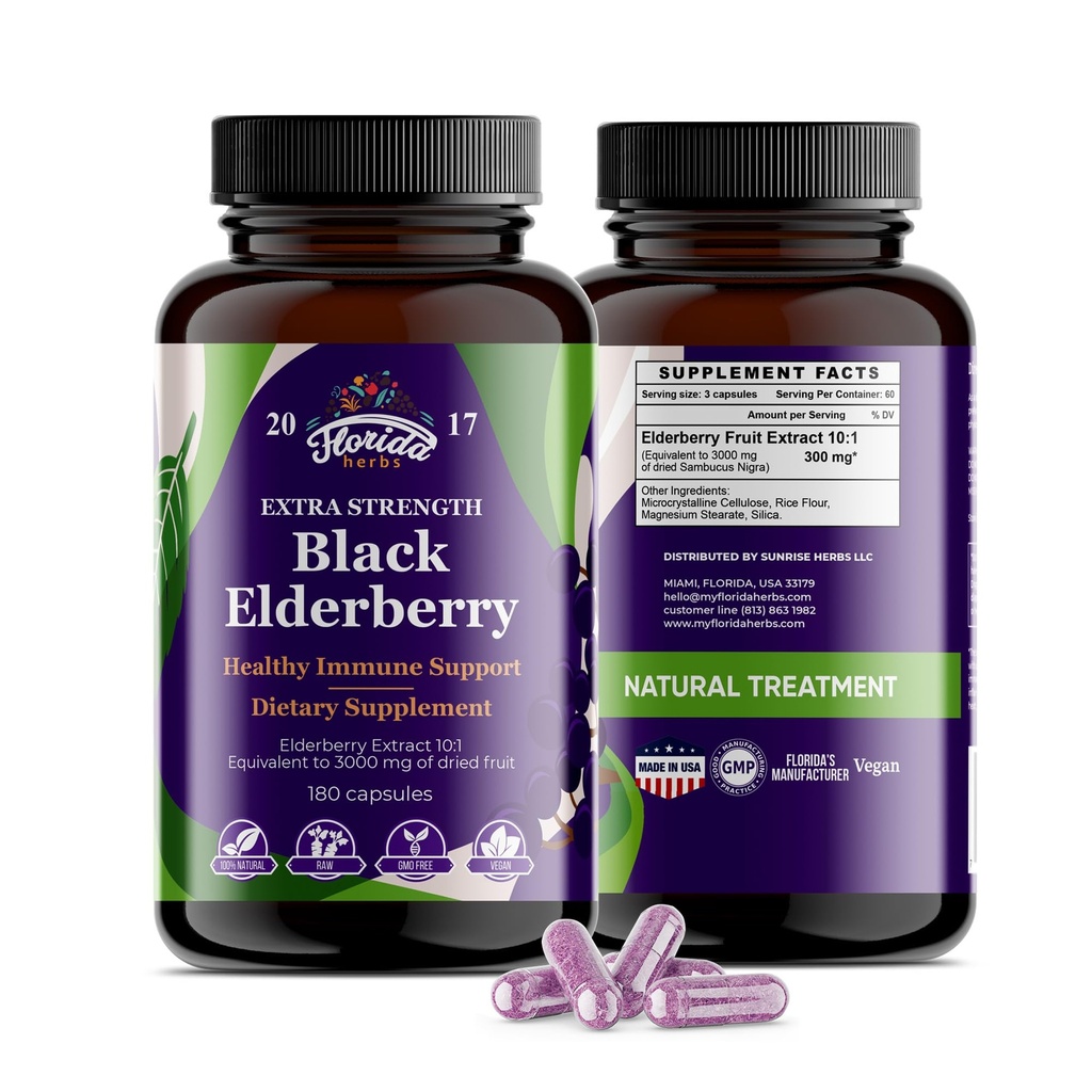 Κάψουλες Black Elderberry 