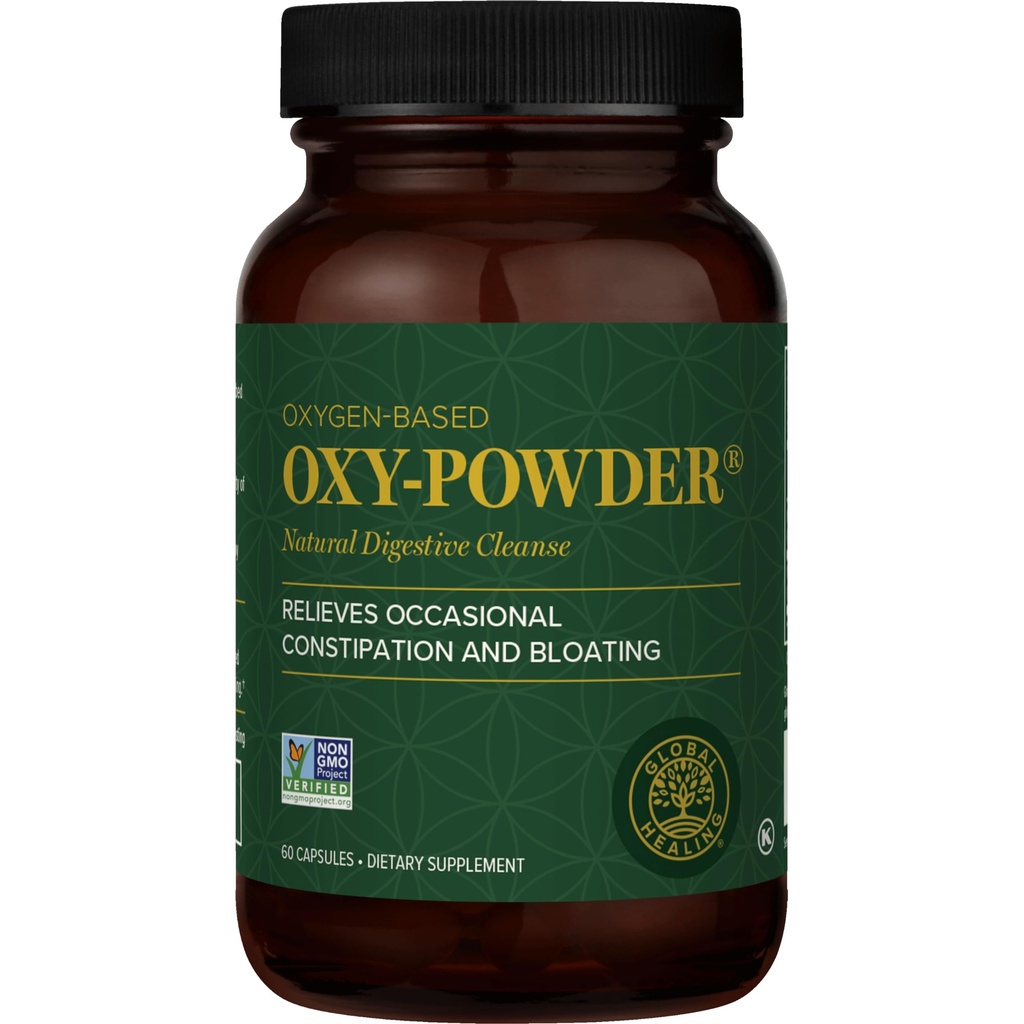 Global Healing Oxy-Powder Cleanse Colon, Relief δυσκοιλιότητα για γυναίκες και άνδρες, oxide colon cleanser & Detox μαγνήσιο για απώλεια βάρους, Gut Cleanse Detox για γυναίκες και άνδρες