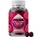 Hydrolyzed Collagen Peptides for Women with Biotin - Hair, Skin and Nails Βιταμίνες για Ελαστικότητα, Ζωτικότητα & Ενυδάτωση Gummies - Φυσικά πηγασμένη Βιοτίνη και Κολαγόνο για Γυναίκες - 90 Count