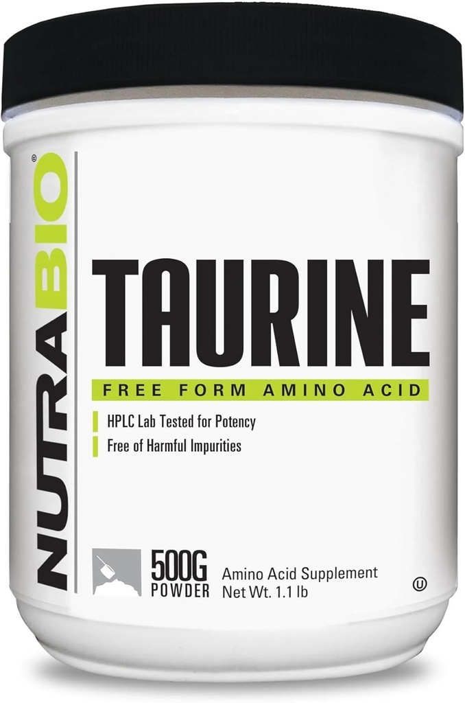 NutraBio Taurine σκόνη 500g 